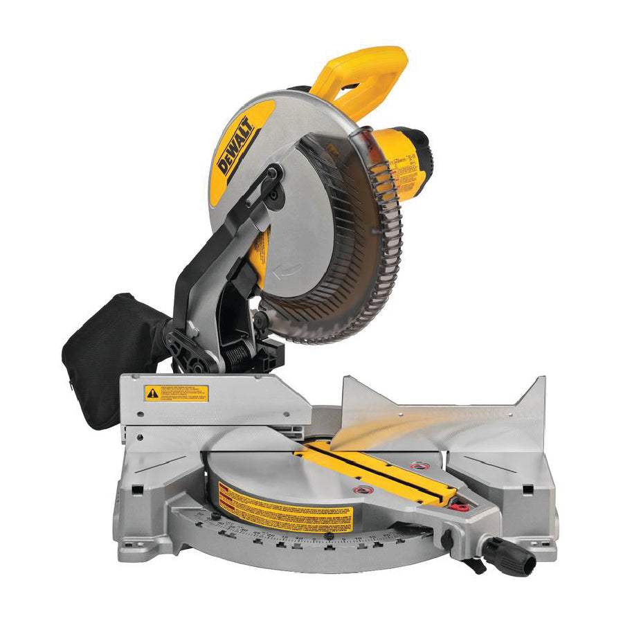 DEWALT - 15AMP 12in Compound Single Bevel Miter Saw