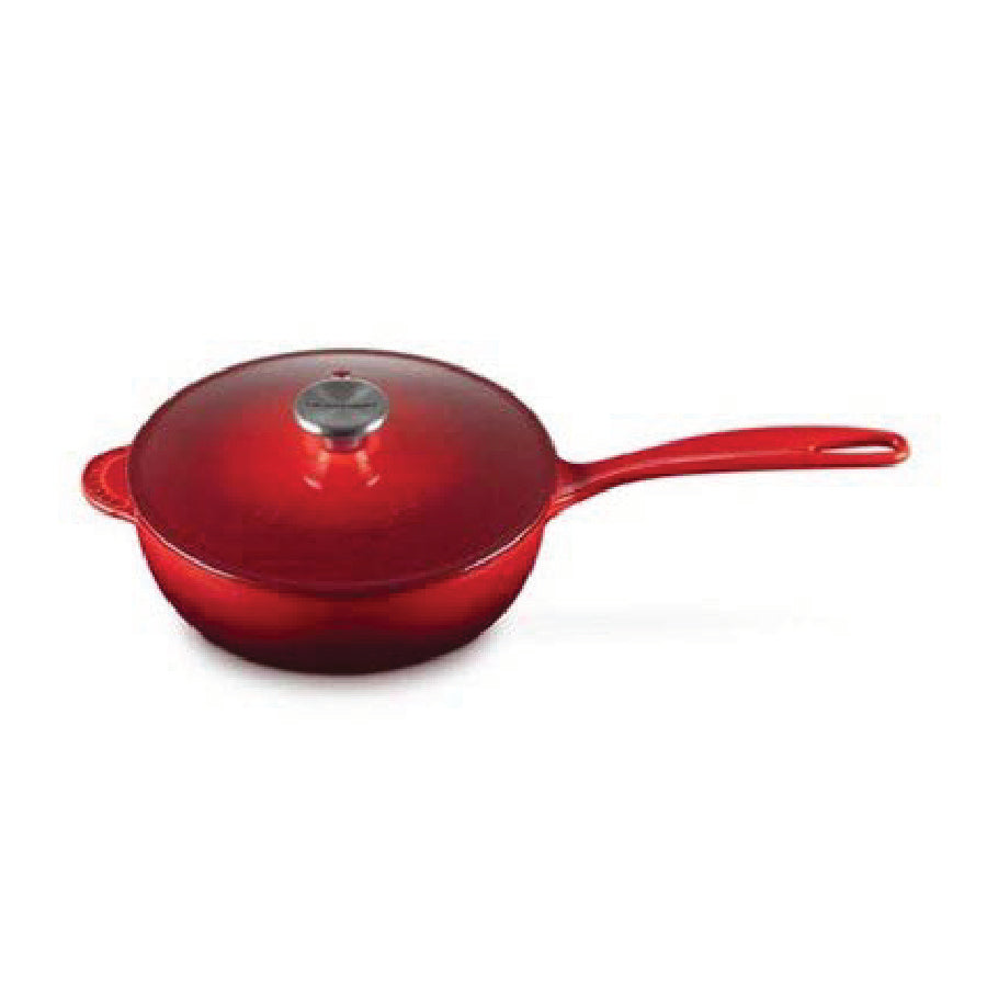 Le Creuset 2.0L Classic Saucier Pan w/ Lid - Cerise