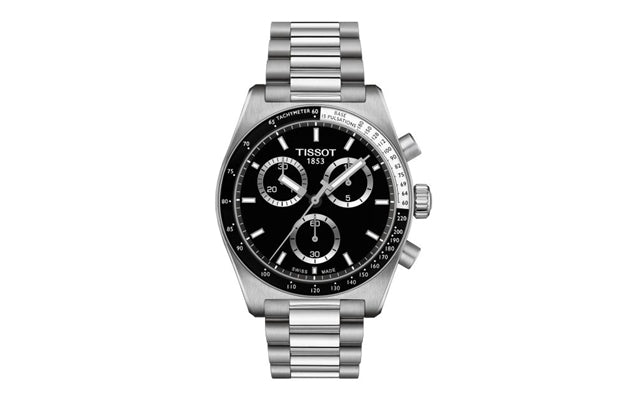 Tissot PR 516 Chronograph 40mm Watch - SS Black