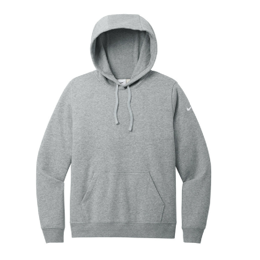 NIKE - Womens Club Fleece Sleeve Swoosh Pullover Hoodie