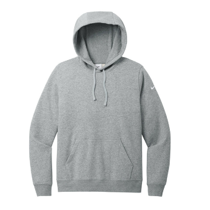 NIKE - Womens Club Fleece Sleeve Swoosh Pullover Hoodie