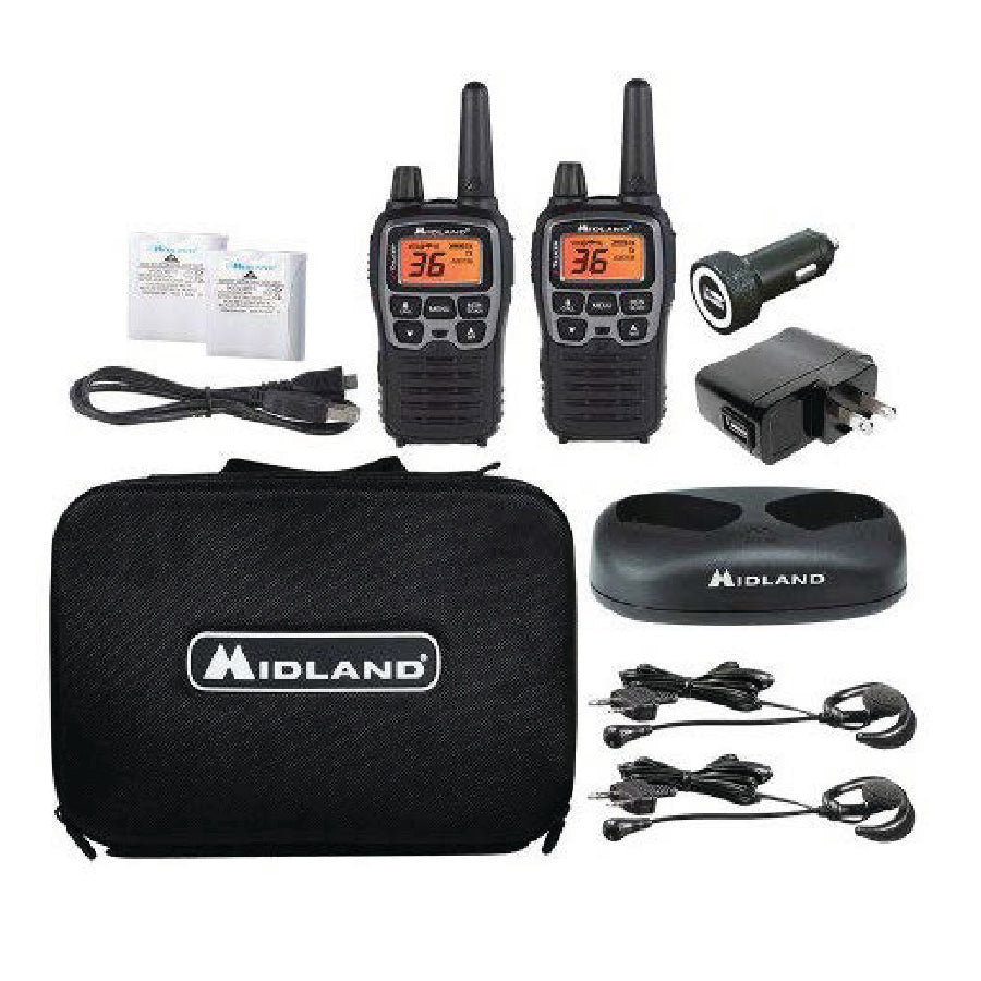 Midland X Talker Pair of 2-Way Radios Up to 38 Miles/60Km