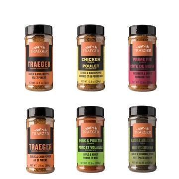 TRAEGER - Woodridge Pro Pellet Grill & Traeger Spice-Rub 6-Pack