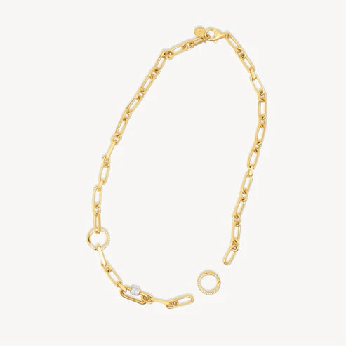 Hillberg and Berk Multi Station Charm Necklace