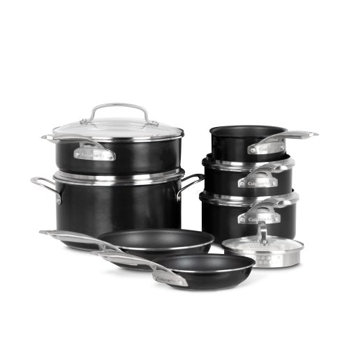 Cuisinart 12pc Green Chef Pro Aluminum Cookware Set