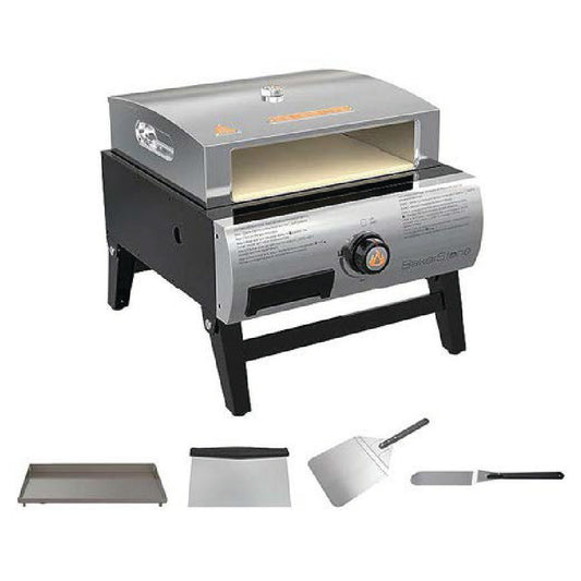 BakerStone Basics Series Portable Gas Pizza Oven and Griddle Combo