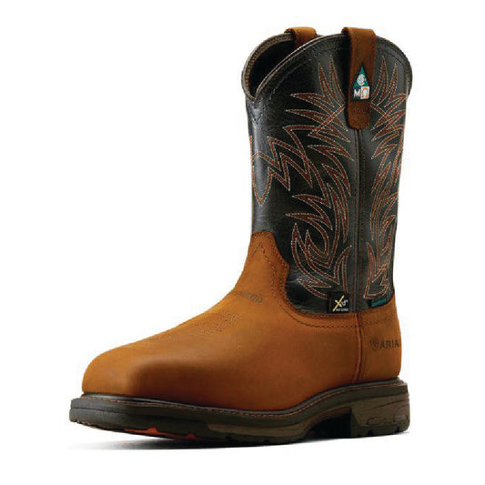 Ariat MNS WorkHog CSA Waterproof Wide Square Toe Metguard Composite Toe Work Boot