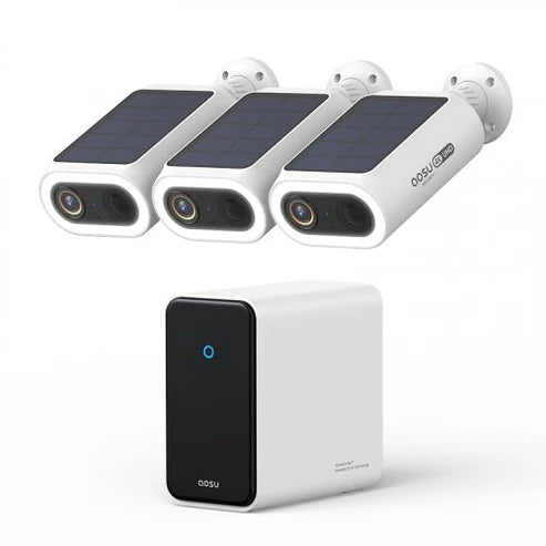 AOSU Outdoor 8M AI 3 Solar Camera + 1TB HomeCortex