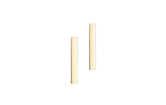 BIJOUX BIRKS Essentials Gold Bar Earrings