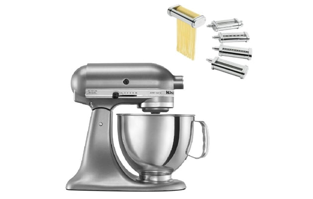 KitchenAid 5-Qt. Tilt-Head S. Mixer PD Bundle - C.Silver