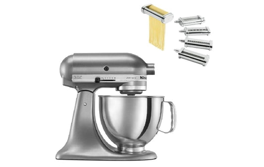 KitchenAid 5-Qt. Tilt-Head S. Mixer PD Bundle - C.Silver