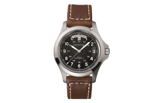 Hamilton Watches Khaki Field King Auto 40mm Watch - Brown