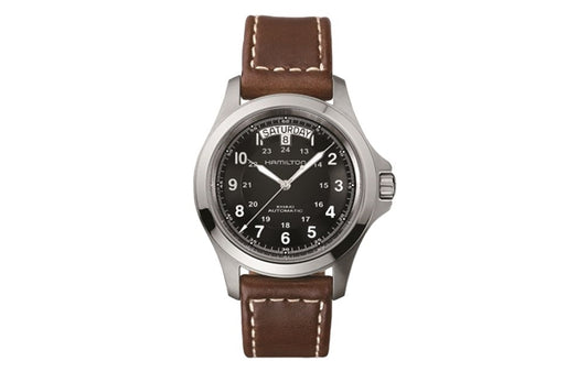 Hamilton Watches Khaki Field King Auto 40mm Watch - Brown