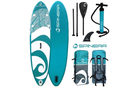 SPINERA Let's Paddle 10'4" Inflatable SUP Pkg. - Blue