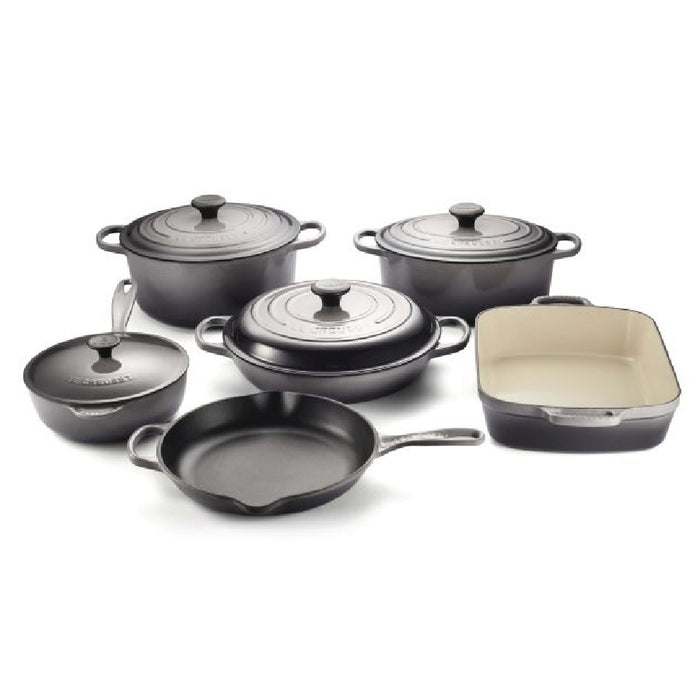 Le Creuset 10pc. Enamelled Cast Iron Set - Oyster